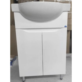 Фото 2 Тумба підлогова Пектораль 55 біла (Т025504) під умив. Freja 55 (без раков.)