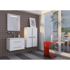 Фото 1 Тумба подвесная Ювента Zlata Zl-75 с умывальником Atria 75 Белый