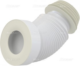 Фото Гибкая патрубок (короткий) для унитаза AlcaPlast А97S