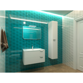 Фото 4 Пенал подвесной Botticelli Velluto VltP-120 белый