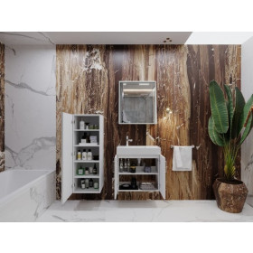 Фото 4 Пенал подвесной Ювента Manhattan MnhP-114 белый