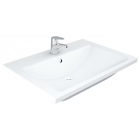 Фото 1 Тумба Мойдодыр ПАРИЖ 60-А с умывальником Mira 60 Белый