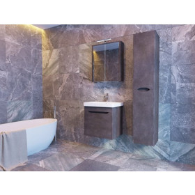 Фото 3 Зеркальный шкаф Livorno LvrMC-70 структурный камень