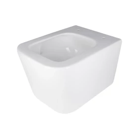 Фото 2 Унітаз підвісний Crow, Ultra Quiet з сидінням Slim Duroplast/ Soft-close/ Quick relase White Qtap 