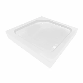 Фото 2 Душовий піддон Lidz KAPIELKA ST 90x90x14 низький, квадратний (LKAST909014)