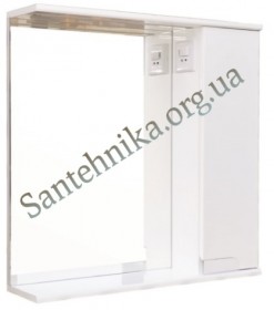 Фото Дз1750 Зеркало Simple white 50 правое (Z-1750-P)
