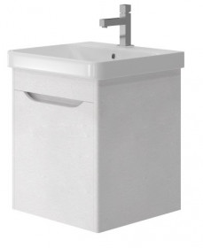 Фото Тумба подвесная Ювента Livorno Lvr-50 структурный белый с умывальником Luxury-50