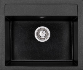 Фото Кухонная мойка Granado LERIDA black shine (570*495mm)