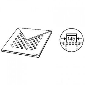 Фото 1 Решетка для душевого трапа Visign RS1 492328 143x143 мм