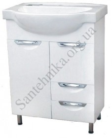 Фото Тумба с умывальником АРИАЛ Грация Л56 Т-7/2