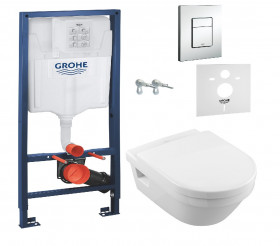 Фото Инсталляция GROHE RAPID с унитазом ARCHITECTURA Directflush 5684HR01+38772001+37131000