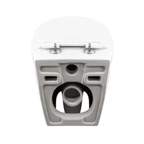 Фото 8 Унітаз підвісний Leo, Rimless з сидінням Slim Duroplast/ Soft-close/ Quick relase White Qtap