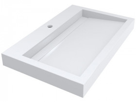 Фото Умывальник Miraggio Agness 750 Глянец Прямоугольный Накладной