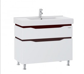 Фото Тумба Sanwerk ALESSA 100 с умывальником Принц, 2F (MV0000587)