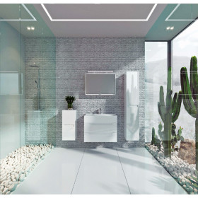 Фото 4 Тумба Botticelli Toscana Ts-100 белый с умывальником Lumas-100