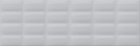 Фото Плитка настенная GREY GLOSSY PILLOW 25х75