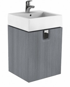 Фото Kolo Twins Тумба под умывальник 50 см, серебряный графит (89484-000)