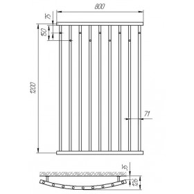 Фото 1 Сушка для одежды Laris Ларис П7 800х1200
