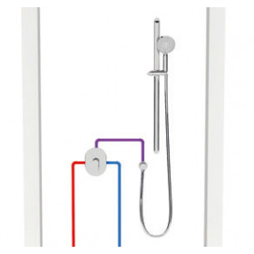 Фото 2 Ravak Neo NO 062.00 Смеситель для скрытого монтажа без переключения