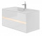Фото Тумба Botticelli Torino Tr-100 белый с умывальником Marlen-100