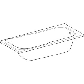 Фото 3 Ванна акрилова Kolo Sensa 160х70 б/ніг (XWP356000N)