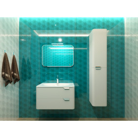 Фото 5 Пенал подвесной Botticelli Velluto VltP-120 белый