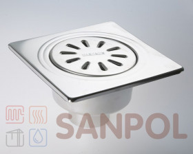 Фото Трап Maxiflow вертикальный AISI 304 (3045.0A050K015.0) 15х15 см