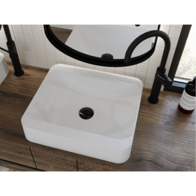 Фото 4 Умывальник Miraggio Geneva Глянец Прямоугольный Накладной