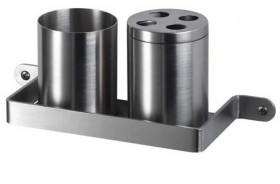 Фото Haceka IXI Стакан д/зубных щеток двойной (415108)