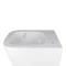 Фото 3 Унітаз підвісний Crow, Ultra Quiet з сидінням Slim Duroplast/ Soft-close/ Quick relase White Qtap 