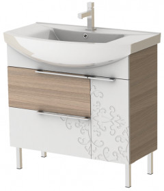 Фото Тумба Ювента София Нова Сн-85 с умывальником ZENON 85 Sand