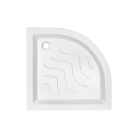 Фото Душовий піддон Lidz KAPIELKA ST 90*90*16 напівкруглий (LKUST909016) + сифон