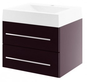 Фото 0401-202811 Тумба Aquaform AMSTERDAM под умыв. Lilly/Nadja Фиолет