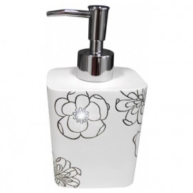 Фото Дозатор для жидкого белый Ridder Diamond 221605.01