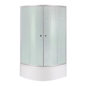 Фото Душова кабіна Lidz Latwa SC90x90.SAT.HIGH.FR півколо + піддон KAPIELKA ST90x90х41