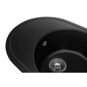 Фото 4 Кухонная мойка Granado SEVILLA black shine (623*465mm)