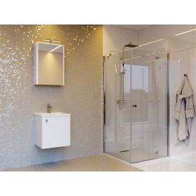 Фото 6 Тумба подвесная Ювента Novara Nv-50 белый с умывальником Urban-50