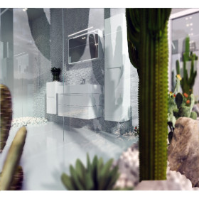 Фото 3 Зеркальный шкаф Botticelli Toscana TsM-100 белый