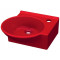 Фото Раковина Idevit Myra Mini 36 см с отверстием справа 0201-0365-08, красная