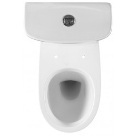 Фото 1 Унитаз-компакт Colombo Акцент Классик Basic с сиденьем из полипропилена (косой выпуск)