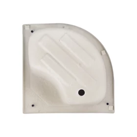 Фото 4 Душовий піддон Lidz KAPIELKA ST 80*80*41 високий, напівкруглий з панеллю (LKAST808041) 