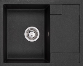 Фото Кухонная мойка Granado ALTEA black shine (610*495mm)