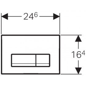 Фото 1 Спускная кнопка ДЕЛЬТА 51 115.105.11.1 Белый