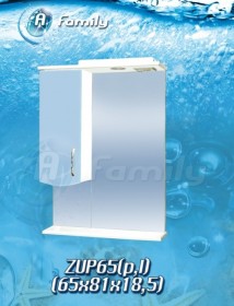 Фото Зеркало A Family 1-ZP 65 Правое Синее