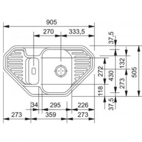 Фото 1 Кухонная мойка Franke Antea EFG 682-Е Графит (114.0355.448)