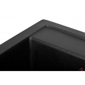 Фото 2 Кухонная мойка Granado LERIDA black shine (570*495mm)