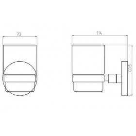 Фото 1 Haceka Pro2500 TEC Стакан д/зубных щеток (450002)