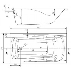 Фото 4 Ванна акриловая Cersanit Zen 160 + ножки