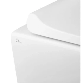 Фото 3 Унітаз підвісний Tern, Ultra Quiet з сидінням Slim Duroplast/ Soft-close/ Quick relase WHITE Qtap 