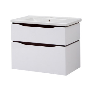 Фото Тумба підвісна Сенатор 80 ТП-2 Д 80 з умивальником Комо80